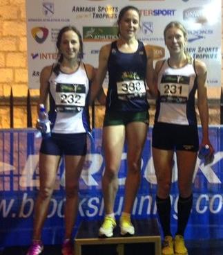 Armagh women's podium